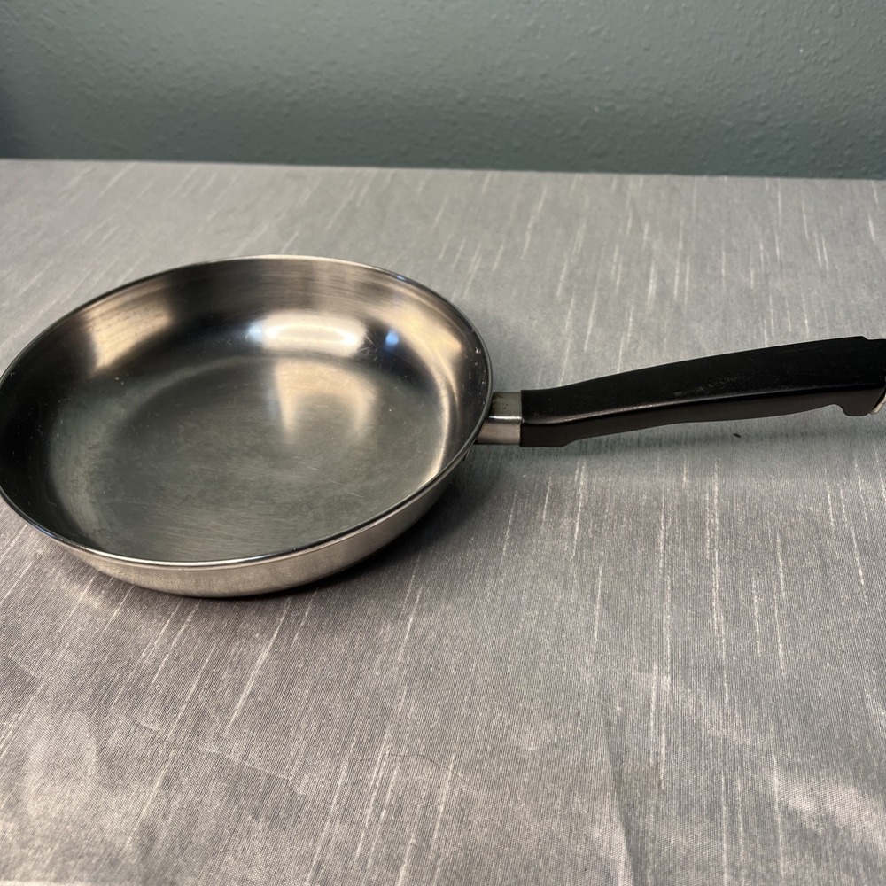 Vtg  Maid Of Honor Skillet Frypan 7" 1950s Copper Bottom Sears Roebuck & Co USA